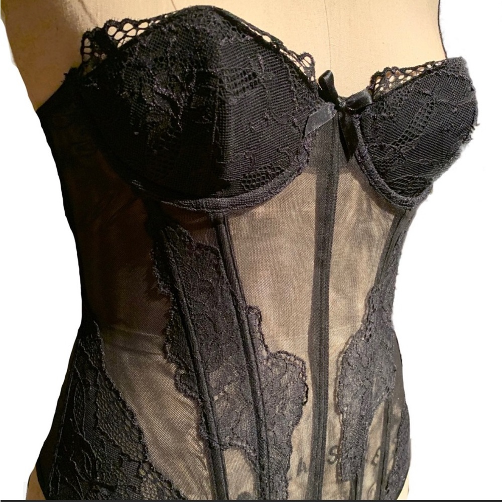 Corset Victoria’s Secret Black Lace Up